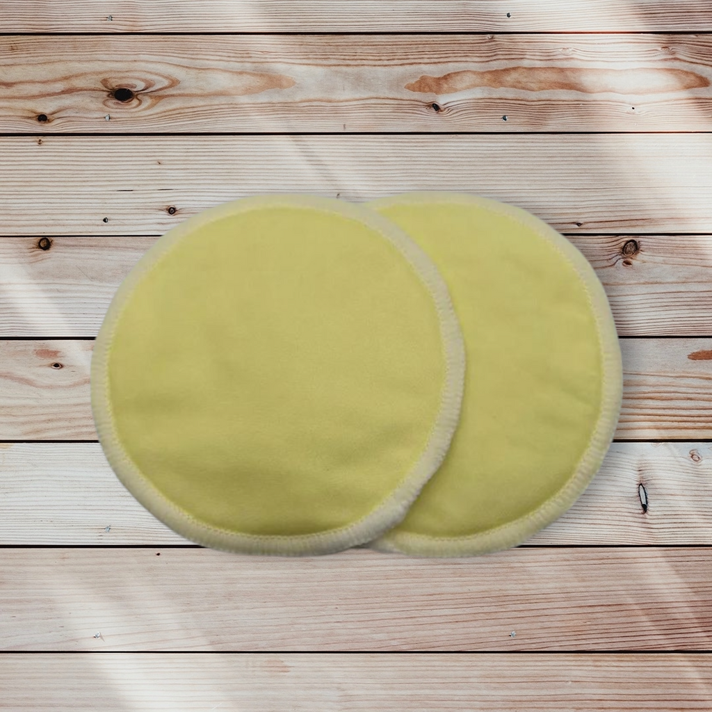 5” Round Breast Pads - Yellow