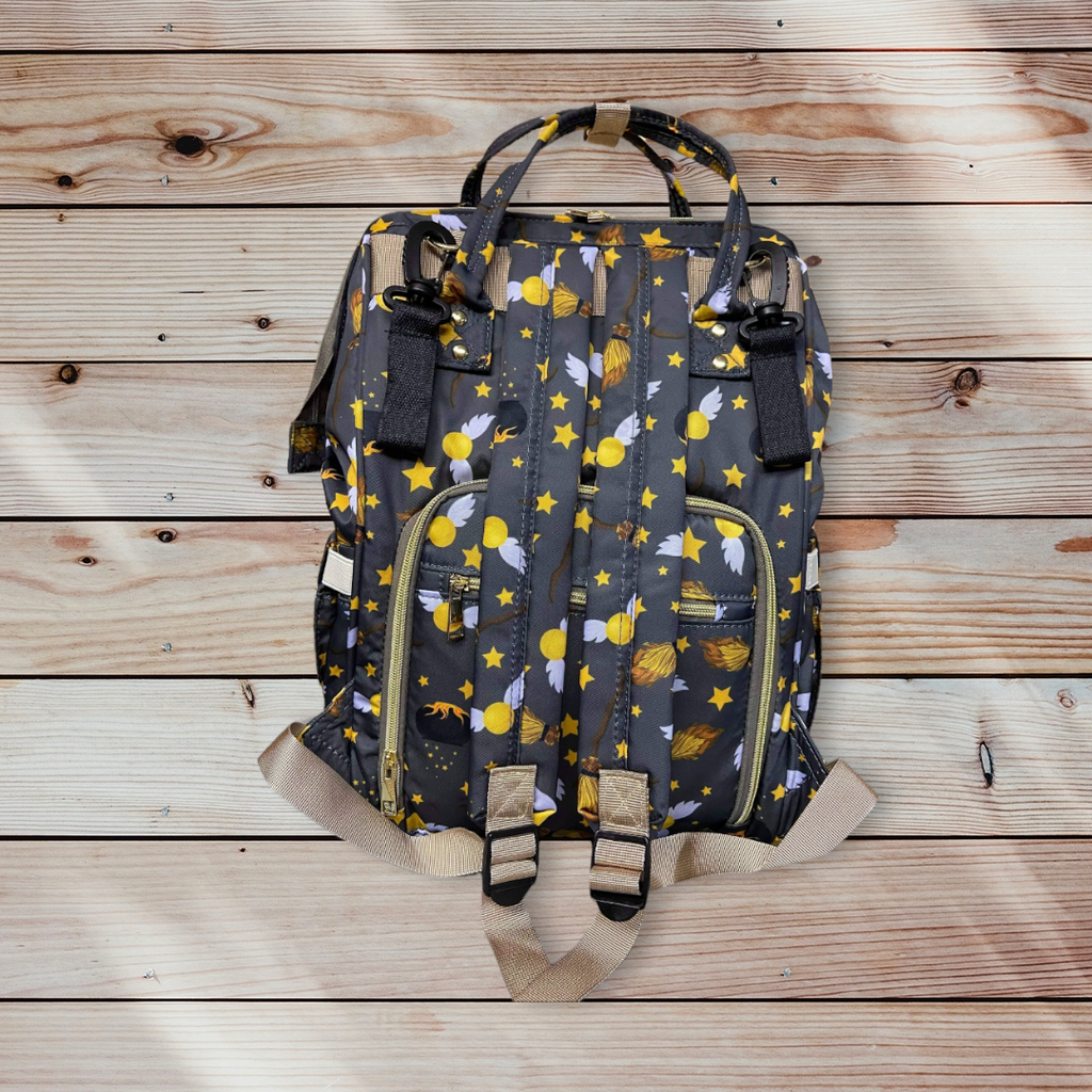 Large Backpack Style Diaper Bag - Jellies